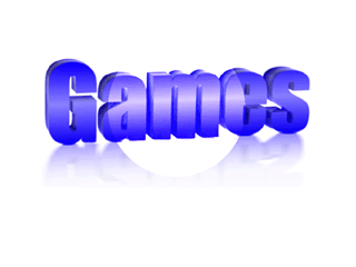 Games Logo with Spotlight